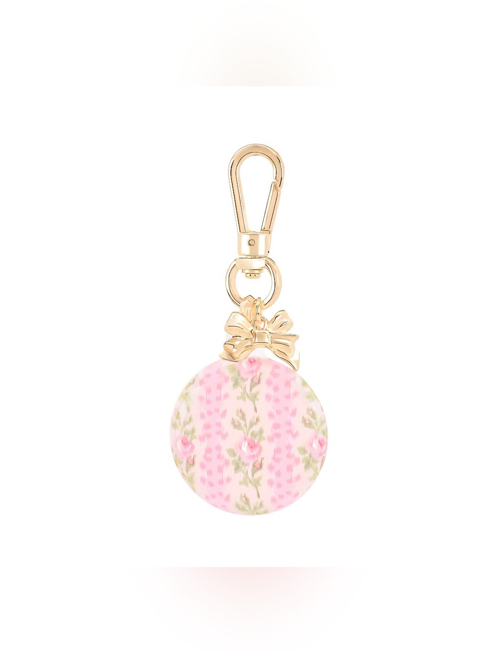 NWT LoveShackFancy x Target Case-Mate Strawberry Macaroon AirTag Holder Keychain